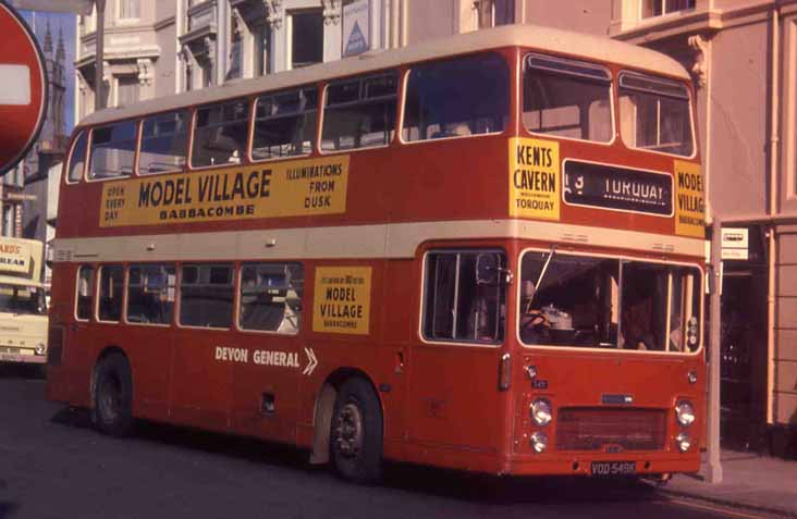 Devon General Bristol VRTSL6G ECW 549
